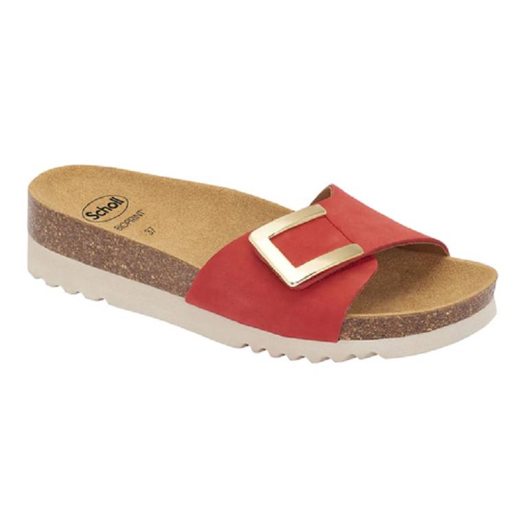 MONTEREY MULE NUB W RED 39